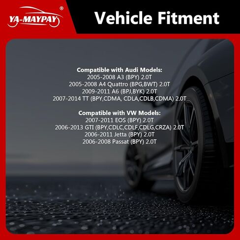 Engine Timing Belt Kit with Water Pump Fit Compatible with Audi A3 (BPY), Quattro (BPG,BWT), A6 (BPJ,BYK), TT (BPY,CDMA, CDLA,CDLB,CDMA).Compatible with VW EOS GTI Jetta Passat 2.0T in Kuwait