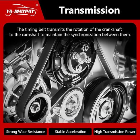 Engine Timing Belt Kit with Water Pump Fit Compatible with Audi A3 (BPY), Quattro (BPG,BWT), A6 (BPJ,BYK), TT (BPY,CDMA, CDLA,CDLB,CDMA).Compatible with VW EOS GTI Jetta Passat 2.0T in Kuwait