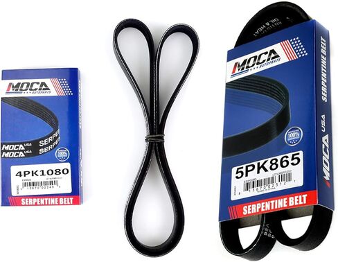MOCA 2 حزام سيربنتين 4PK1080 5PK865 متوافق مع 1998-2004 تويوتا تاكوما 2.4L/ 2.7L in Saudi Arabia