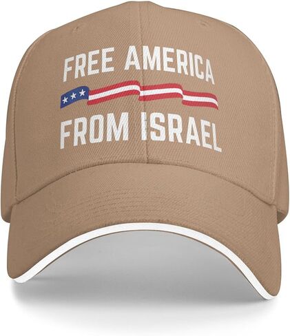 Free America from Israel hat Baseball Cap Navy in Kuwait