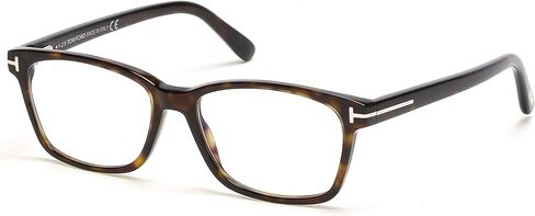 Eyeglasses Tom Ford FT 5713 -B 052 Shiny Dark Havana/Blue Block Lenses in Saudi Arabia