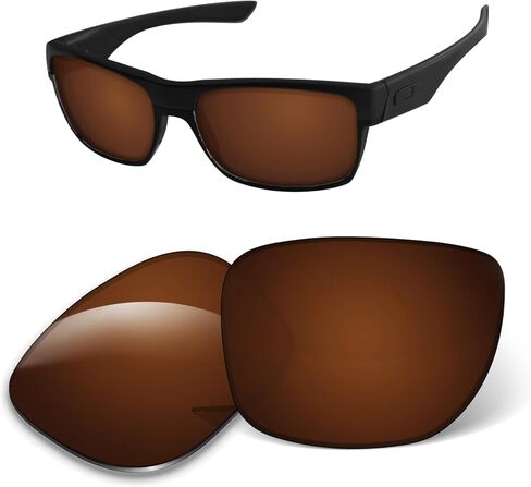 1.6MM Replacement Lenses Compatible With Oakley TwoFace OO9189 Sunglasses, Anti-Scratch and Impact Resistant in Saudi Arabia