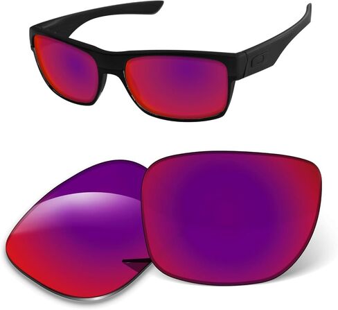1.6MM Replacement Lenses Compatible With Oakley TwoFace OO9189 Sunglasses, Anti-Scratch and Impact Resistant in Saudi Arabia