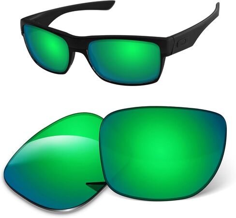 1.6MM Replacement Lenses Compatible With Oakley TwoFace OO9189 Sunglasses, Anti-Scratch and Impact Resistant in Saudi Arabia