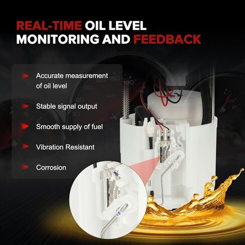 E2609M Electric Fuel Pump Module Assembly Compatible with Ford Fusion Lincoln MKZ 2013-2020 1.5L 1.6L 2.0L L4 Replaces# DG9Z9A407L DG9Z9H307Y FG1547 P76864M SP2500M in Kuwait