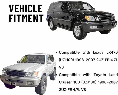 Fuel Pump Hanger Assembly w/Filter Compatible with Lexus LX470 UZJ100 Compatible with Toyota Land Cruiser FZJ100 4.7L V8 1998-2007 Replace # 77024-60160 77020-60160 7702060160 7702460160 in Kuwait