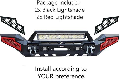 متوافق مع 2007-2025 Wrangler JK/JL 2/4 باب كامل العرض المصد الأمامي مصنوع من الفولاذ الأسود مع ضوء وحلقة على شكل حرف D in Kuwait
