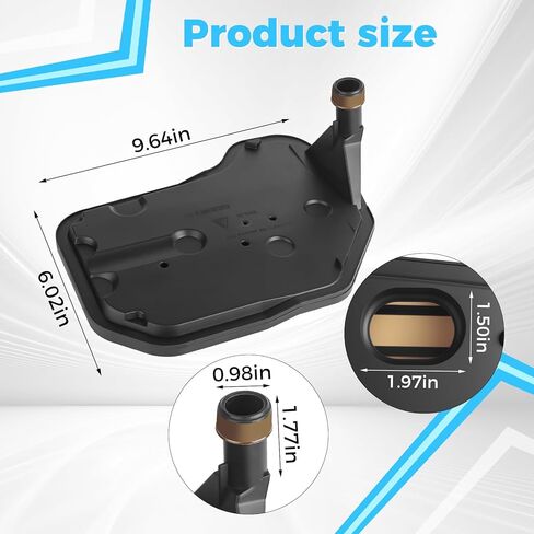 طقم فلتر ناقل الحركة العميق 4L60E مع حشية متوافق مع 1998-2013 Chevy Silverado 1500/GMC Sierra 1500Tahoe Yukon Cadillac Escalade Hummer H2 - يستبدل 24208576 in Saudi Arabia