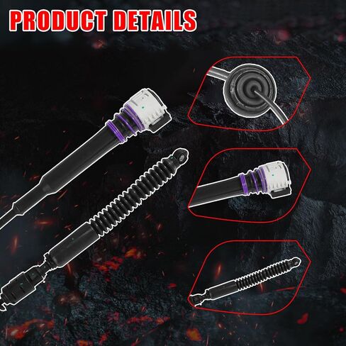 Automatic Transmission Gearshift Control Cable, Gear Shifter Cable Replacement Fit for Chevrolet Silverado 1500 2500 / GMC Sierra 1500 2500 Classic, Replace # 12477640, 905-144 in Kuwait