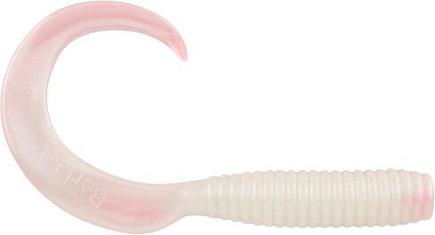 Berkley Gulp! Alive! Grub Soft Fishing Bait,Pearl White,4in in Saudi Arabia