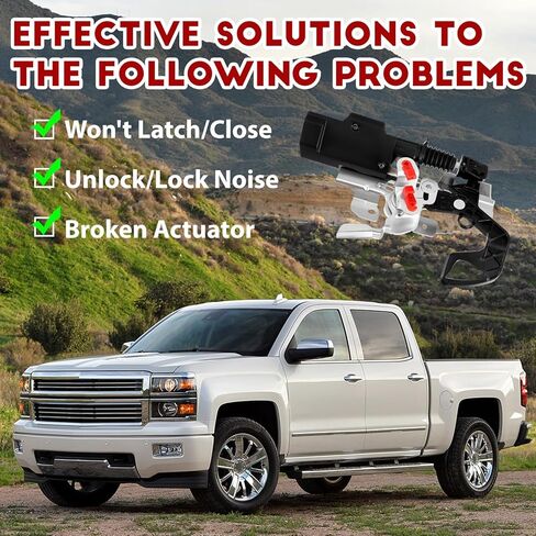 Tailgate Lock Latch Actoator Door Control Compatible for 2013-2020 Ram 1500, 2019-2022 Ram 1500 Classic, 2013-2018 Ram 2500 3500 Rear Tailgate Door Control Unit Replace 68093354AD, 68093354AC in Kuwait