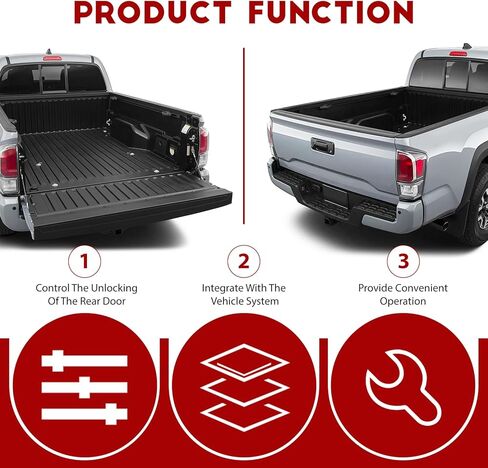 Tailgate Lock Latch Actoator Door Control Compatible for 2013-2020 Ram 1500, 2019-2022 Ram 1500 Classic, 2013-2018 Ram 2500 3500 Rear Tailgate Door Control Unit Replace 68093354AD, 68093354AC in Kuwait
