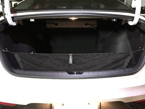 Envelope Style Automotive Elastic Trunk Mesh Cargo Net for Kia K5 LX LXS GT-Line EX 2021-2025 - Premium Trunk Organizer and Storage - Luggage Net for Sedan - Best Car Organizer for Kia K5 in Saudi Arabia