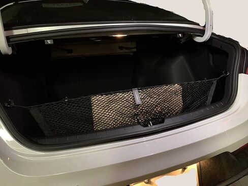Envelope Style Automotive Elastic Trunk Mesh Cargo Net for Kia K5 LX LXS GT-Line EX 2021-2025 - Premium Trunk Organizer and Storage - Luggage Net for Sedan - Best Car Organizer for Kia K5 in Saudi Arabia