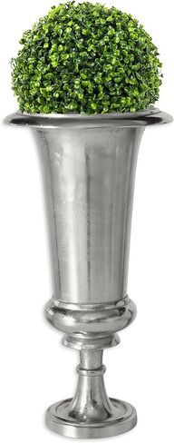 WHW Whole House Worlds Iconic Silver Trophy Floor Vase, Free Standing, Thick Metal, Hand Cast Aluminum, 19 Inches, Modern in Kuwait