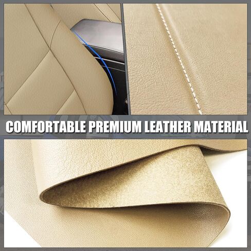 Custom-Fit Front Seat Covers Replace for 2000-2014 BMW 3 Series 320CI 323CI 325CI 330CI Convertible Standard Seat, Driver and Passenger Premium Leather with Composite Soft Foam Lining Seat Cover in Saudi Arabia