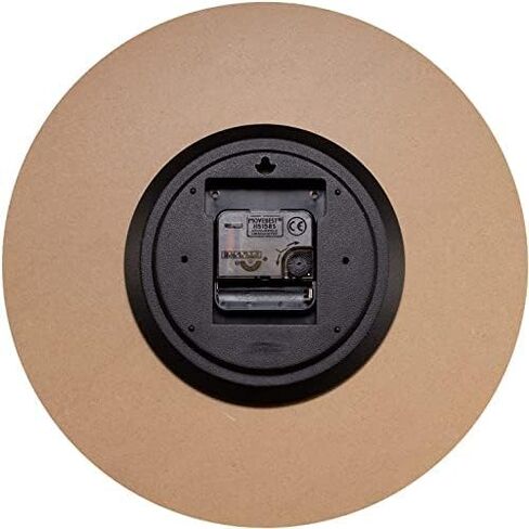 NUOVO Wall Clock 14 Inch Wall Clock Wood Grain Wall Clock Ocean Wall Clock Silent Wall Clock Number Quartz Wall Clock Large Decorative Wall Clock Quiet Wall Clock Home Office Living Room Kitchen in Kuwait