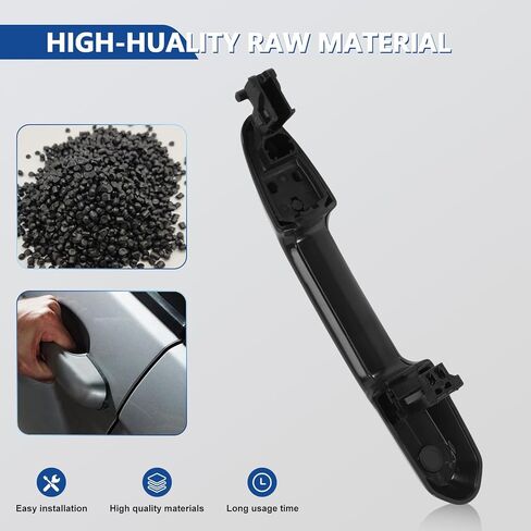 Exterior Door Handle Right Passenger Compatible with Toyota Rav4 2017-2023, RAV4 Prime 2021-2024, Highlander 2020-2024 in Kuwait