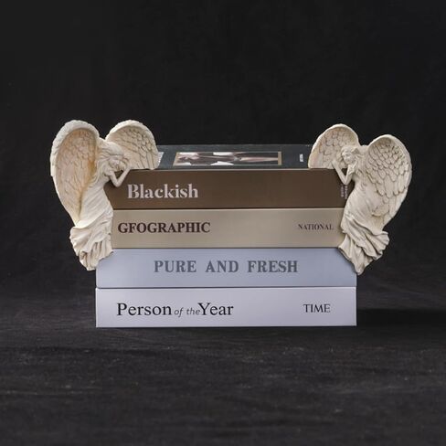 Angel Door Frame Decoration, Wing Sculpture, Corner Wall Decor, 3D Statue Figurines for Home (Left, One Size) in Kuwait