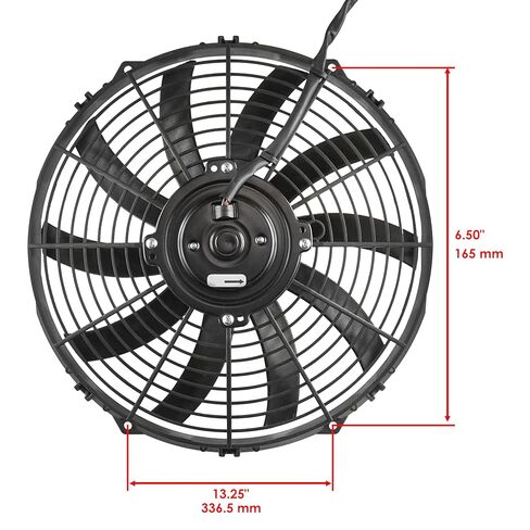 Caltric Radiator Cooling Fan Compatible with Polaris RZR 4 XP 900 / RZR XP 4 900 2012 2013 2411807 in Saudi Arabia