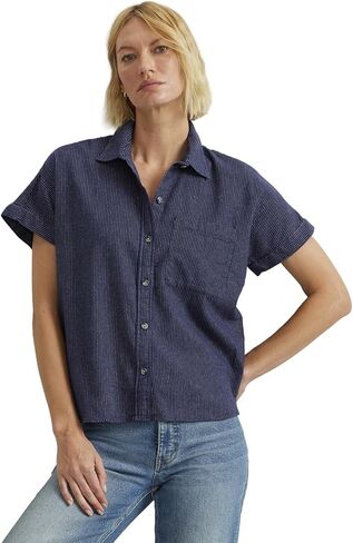 Eddie Bauer Women's Short Sleeve Field Flex Flannel in Saudi Arabia