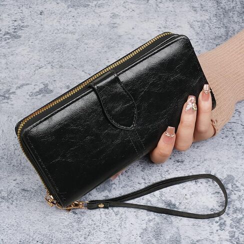 Wallet Handbag for Women Fashion Long Style Zipper Wallets Large Capacity Credit Card Handbags Purses Clutch Bags Gift in Saudi Arabia