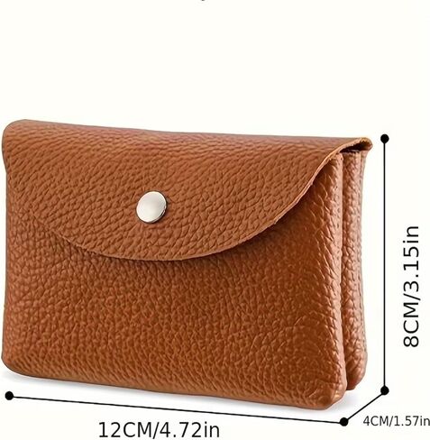 Genuine Real Leather Coin Purse Small Wallet for Women Men, Card Holder Case, Jewery Lipstick Organizer (Sky Blue) in Saudi Arabia