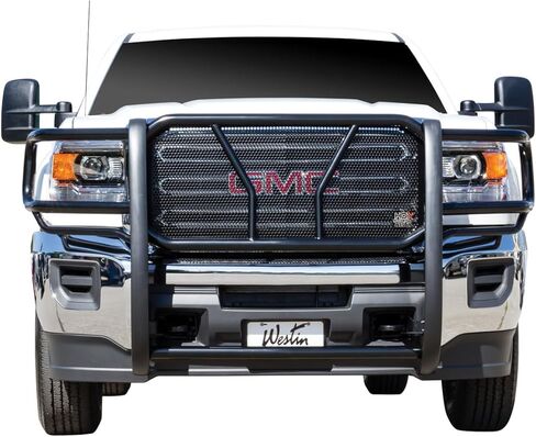 Westin 57-2335 HDX 1-Piece Grille Guard fits 2007-2010 Sierra 2500 3500HD in Saudi Arabia