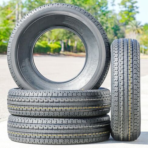 Set of 4 (FOUR) Nebula ST Radial N' 001 Semi-Steel Semi-Steel Radial Tires-ST225/75R15 225/75/15 225/75-15 113/108M Load Range D LRD 8-Ply BSW Black Side Wall in Kuwait