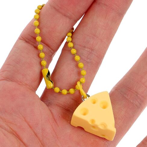 BESPORTBLE 12pcs Cute Cheese Keychain Pendant Charms, Decorative Keychain Pendant for Backpack, Purse, Car Key, Party And Cheese Themed Decoration in Saudi Arabia