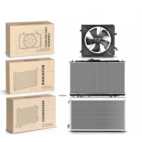 Replacement Parts for Radiator&AC Condenser&Cooling Fan Kit for Acura CL 2001-2003 TL 02-03 3.2L Mod-A58PP-32649 in Saudi Arabia