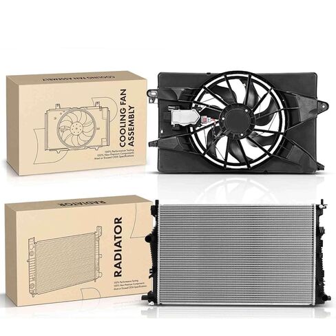 Replacement Parts for Radiator&Cooling Fan Assembly Kit for Jeep Cherokee 14-18 Chrysler 200 15-17 Mod-A58PP-39109 in Saudi Arabia