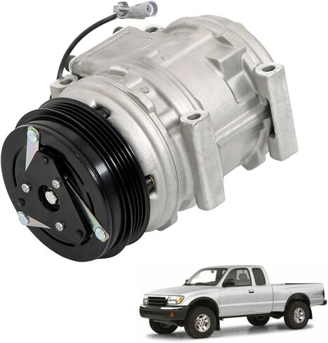 A/C Compressor Replacement for Taco-ma L4 2.4L 2.7L ONLY 1998 1999 2000 2001 2002 2003 2004 in Saudi Arabia
