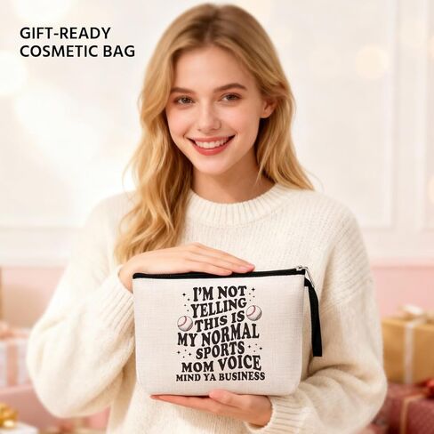 مضحك البيسبول أمي هدايا أمي هدايا عيد ميلاد حقيبة مستحضرات التجميل الرياضة أمي هدايا عيد الأم حقيبة ماكياج للنساء نانا جيجي ماما الفكاهة الجدة الهدايا الجدة أفضل هدايا أمي حقيبة سفر الجدة هدايا عيد ميلاد in Kuwait