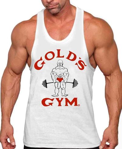Gold's Gym Tank Top - Official Licensed - TT-2 (XXL, White) in Saudi Arabia