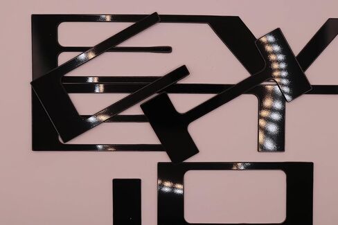 Custom Grill Letters Inserts Compatible with 2022-2024 Silverado Custom 1/16" ABS Plastic Gloss Black in Kuwait