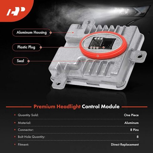 A-Premium Xenon Ballast Module Control Unit Compatible with BMW 323i, 328i, 328xi, 335d, 335i, 528i, 528i xDrive, 535d xDrive, 535i GT xDrive, 550i, 550i GT, 760Li, X1, Z4, M5, M550i xDrive, M240i in Saudi Arabia