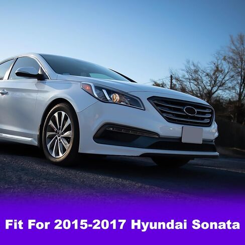المصابيح الأمامية متوافقة مع 2015 2016 2017 Hyundai Sonata SE/Sport/Limited/ECO، جانب السائق والراكب in Kuwait