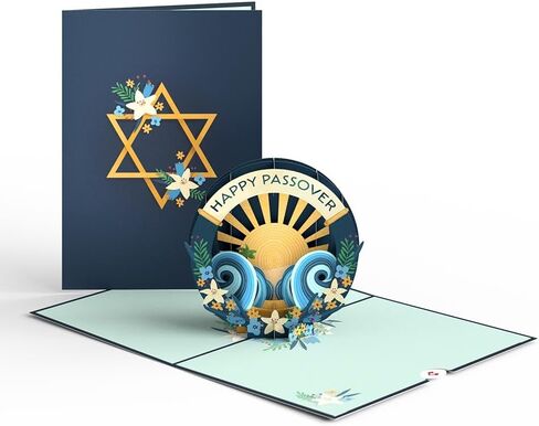 Lovepop Everyday Pop-Up Card for Her and Him - 3D Spring Greeting Cards for Boys, Girls, Men, Women - Happy Passover - 5" x 7" Card - Blank Note Card & Envelope Included in Saudi Arabia