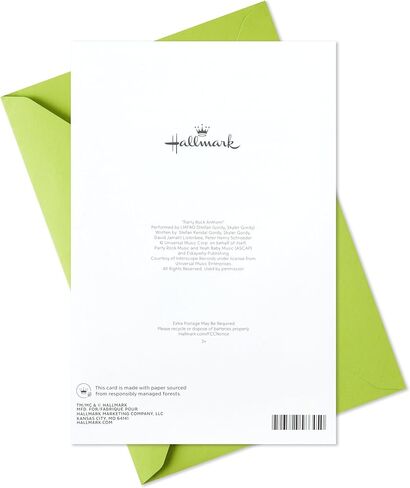 Hallmark Birthday Card for Kids with Light and Sound (Aliens, Here for the Cake) in Saudi Arabia