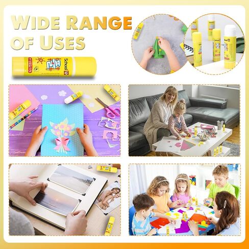 120 Pcs Washable Glue Sticks Bulk Classroom, White Glue Sticks 0.32 Ounce, All Purpose for Classroom Crafting, School, Home, Students, Crafts, Scrapbooking, DIY Projects in Saudi Arabia