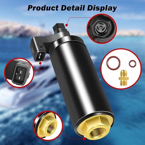مضخة وقود كهربائية منخفضة الضغط متوافقة مع Mercruiser لـ OMC لفولفو لـ Penta 4.3L 5.0L 5.7L، استبدل 3858261 in Saudi Arabia