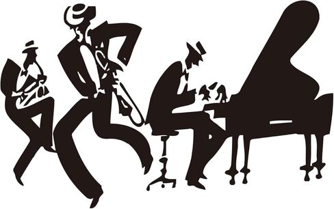 Music Tree with Notes and Musical Key Note Paper Lovers Music Teen Wall Stickers Lovers Home Decoration Music Studio Wall Art Murals Musical Decor Black 18 X 15 in in Saudi Arabia