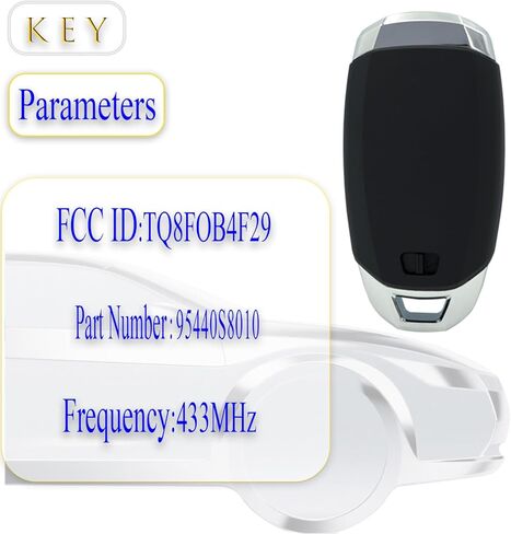 Key fob Replacement fits for Hyundai Palisade 2020-2022 Smart Car Keyless Entry Remote Control TQ8FOB4F29 433MHz 95440S8010 in Kuwait