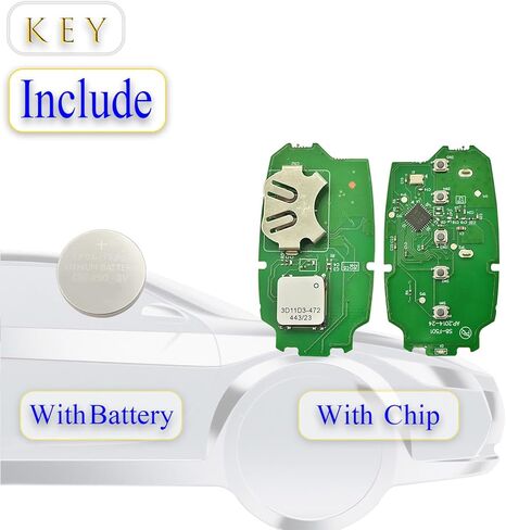 Key fob Replacement fits for Hyundai Palisade 2020-2022 Smart Car Keyless Entry Remote Control TQ8FOB4F29 433MHz 95440S8010 in Kuwait