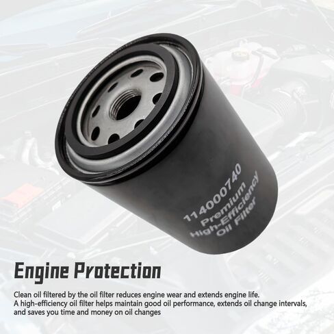 114000740 Oil Filter Compatible with 2020+ Chevrolet GMC 6.6L Duramax L5P in Kuwait