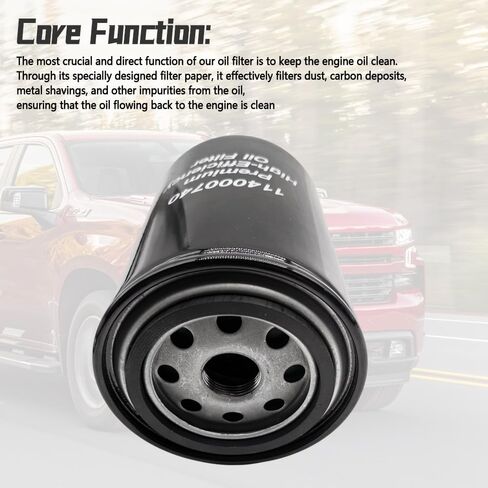114000740 Oil Filter Compatible with 2020+ Chevrolet GMC 6.6L Duramax L5P in Kuwait
