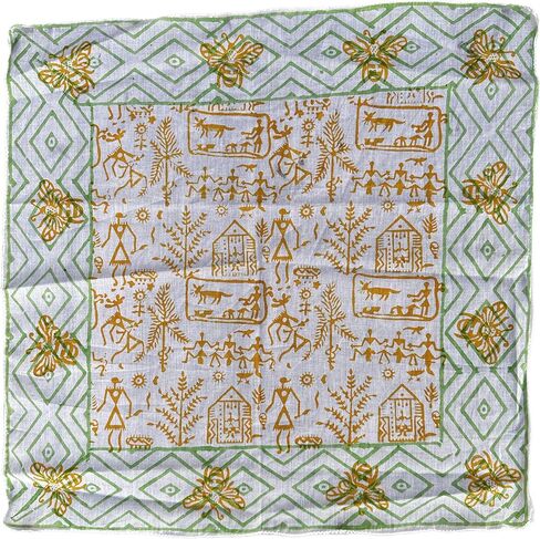 Trendy Handcrafted Cotton Scarf - Unique Bandana with Block Print Design 100% Cotton Hand Block Print Bandana Scarf Neck band head band Handmade,block Print, Natural Colours,Block Print,Organic Colo in Saudi Arabia