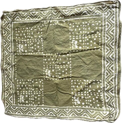Trendy Handcrafted Cotton Scarf - Unique Bandana with Block Print Design 100% Cotton Hand Block Print Bandana Scarf Neck band head band Handmade,block Print, Natural Colours,Block Print,Organic Colo in Saudi Arabia