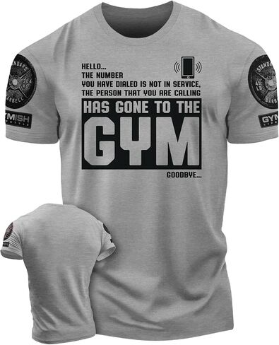 D R DETROIT REBELS Hello Goodbye Men's Fitness and Bodybuilding T-Shirt for Gym Workout in Kuwait